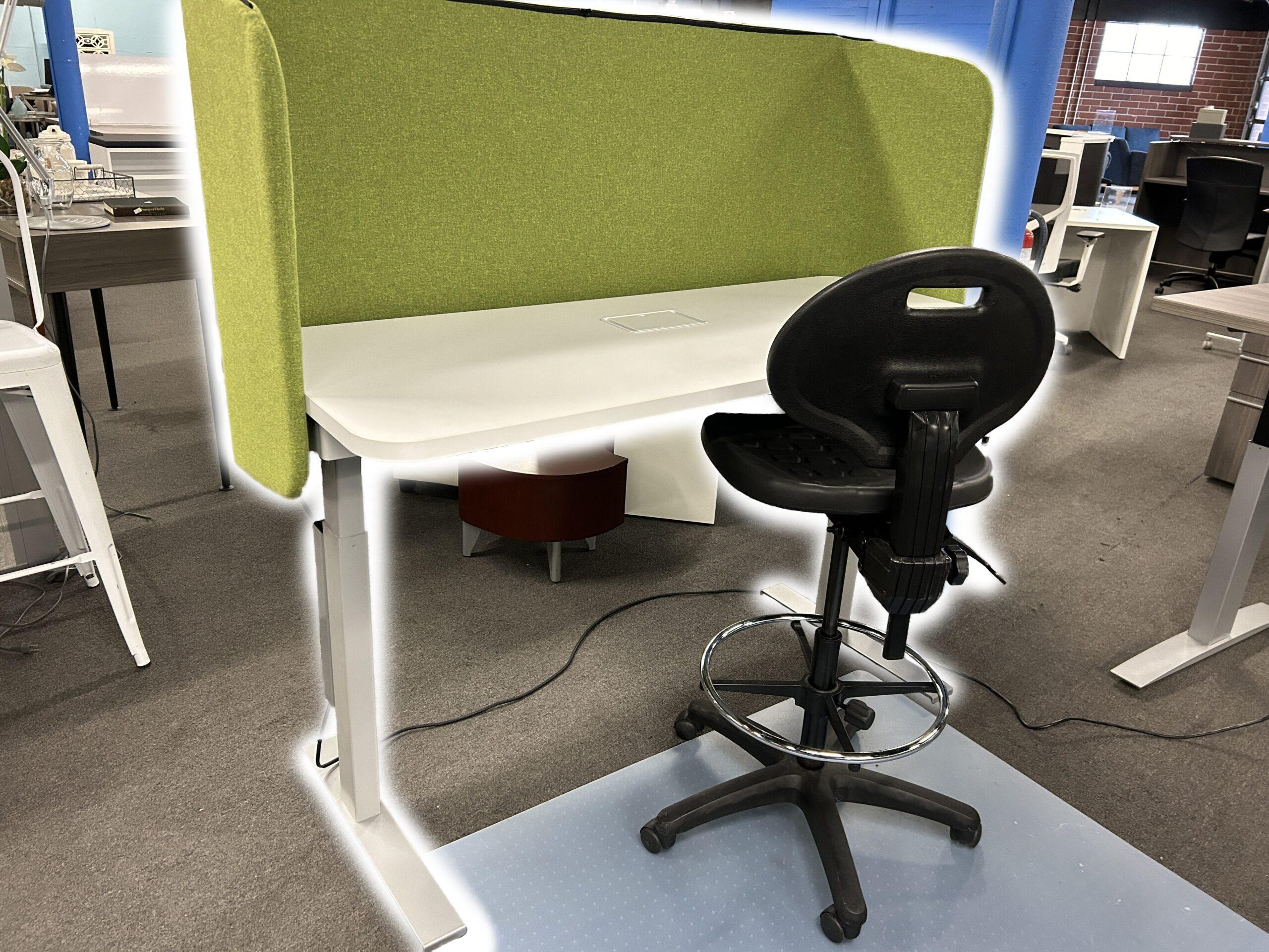 Modern Green High-Rise Desk-image