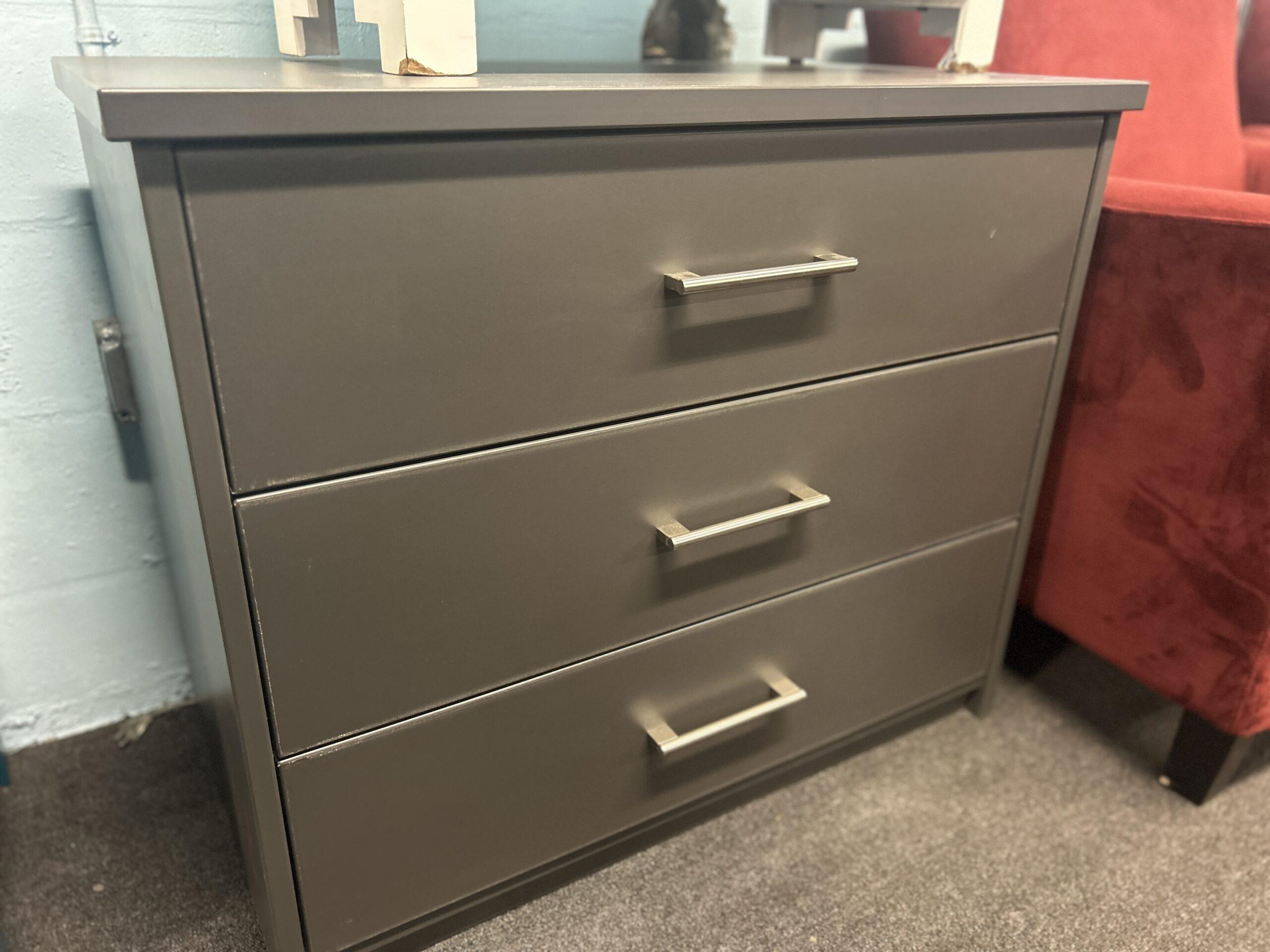 Chest of 3 Drawers (Gray)-image