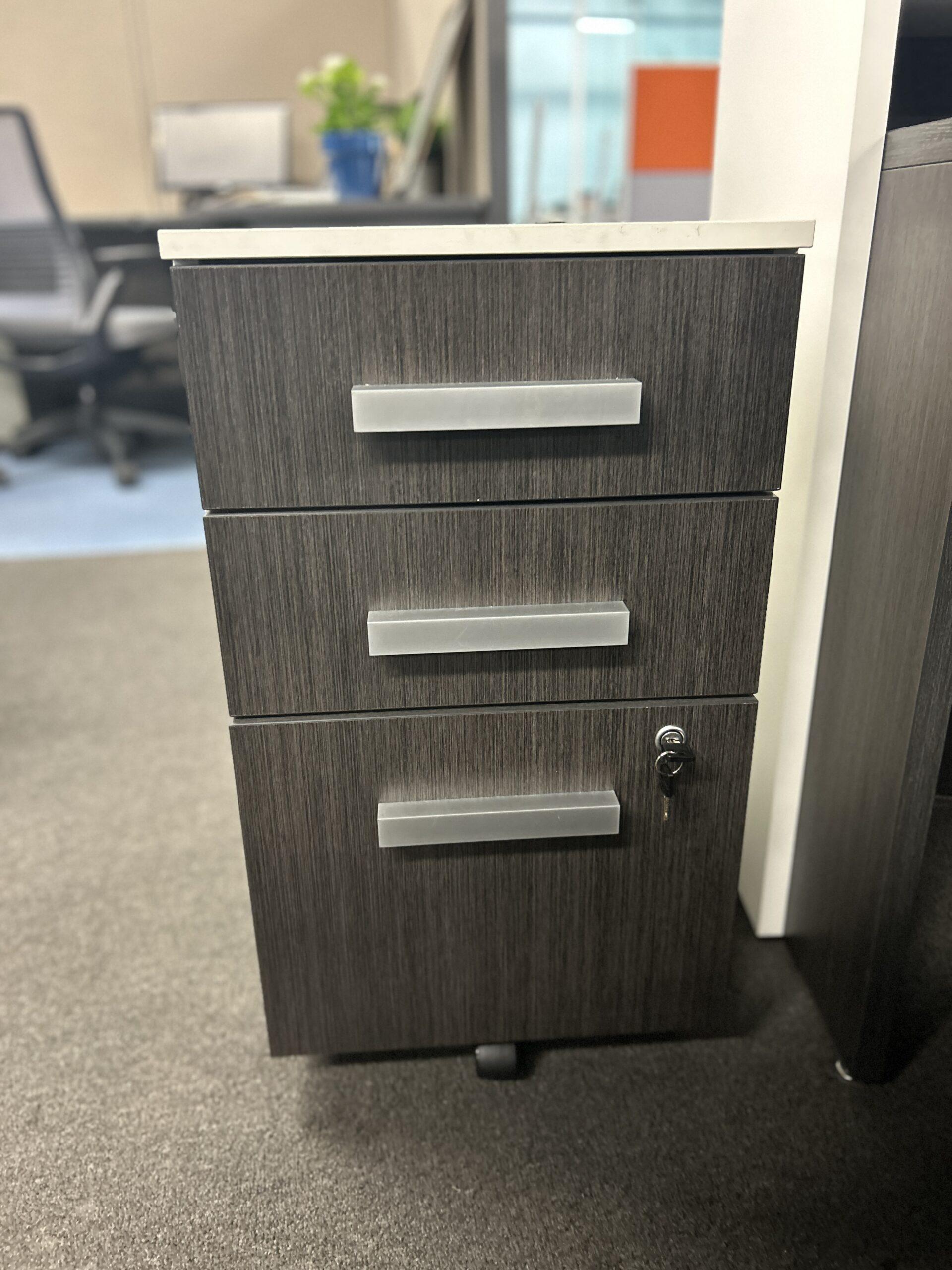 Mobile Pedestal with 3 Drawers-image